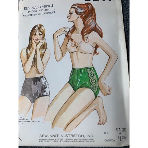 Kwik Sew Misses Panties Sewing Pattern sz 7 8 9 202 - uncut - Picture 2 of 9